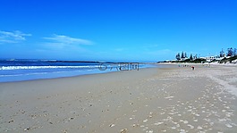 海滩视图,里程碑,全景图