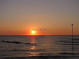 景觀,海,沙