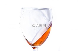 葡萄酒,粉紅色,玻璃