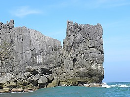 石,海,沖浪
