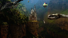 全景,水域,旅行