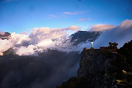 山,高原,樹