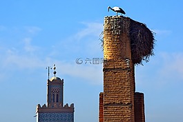 馬拉喀什,鸛,宮baadi