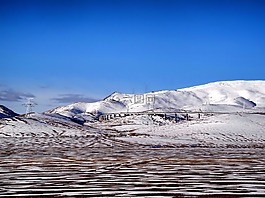 西藏,景觀,山