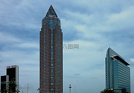 法蘭克福,摩天樓,天際線