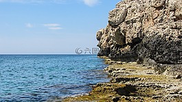 塞浦路斯,xylofagou,岩质海岸