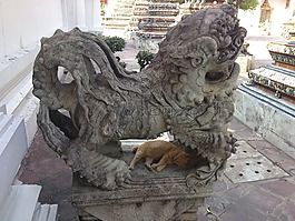 雕像,泰国,庙