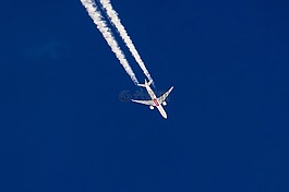 藍(lán)色的天空,飛行,飛機(jī)