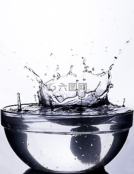 水,滴,注入
