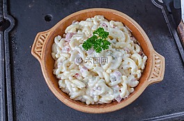通心粉沙拉,吃,食品
