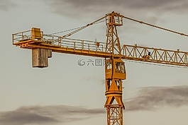 業(yè),起重機(jī),天空