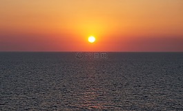 夕阳大海,假期,水