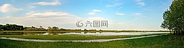全景圖,全景,湖