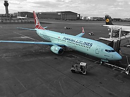 飛機,土耳其航空公司,曼徹斯特機場