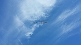 卷云,蓝色的天空,天空