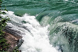 水,大瀑布,景觀