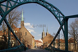弗罗茨瓦夫,波兰,ostrów tumski