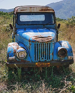 老,失事,吉普車