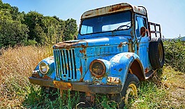 老,棄,吉普車