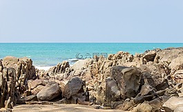 海灘,海,海洋