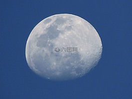 月亮,一天,天空