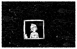 夜,宇宙,童話故事