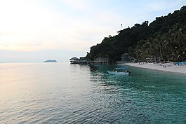 海灘,島,熱帶