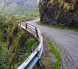 意大利,道路,曲線