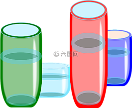 水,玻璃,玻璃