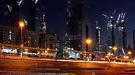 迪拜,sheikh zayed路,街
