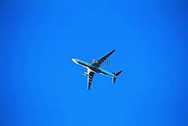 飛,飛機,天空