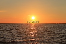 波羅的海,海,日落