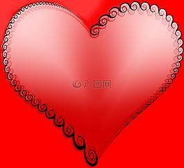 紅色,心,情人節(jié)