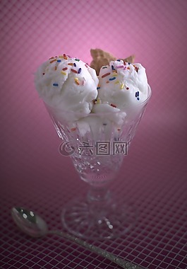 冰淇淋,灑,甜點(diǎn)