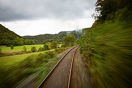 火車,旅行,似乎