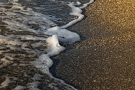 海,岸,波