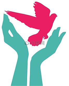 鳥,自然,放手