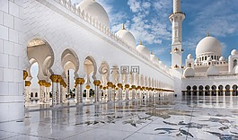 清真寺,阿布扎比,旅行