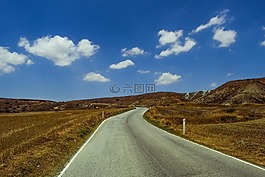 路,天空,云