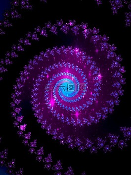 分形,螺旋,空間