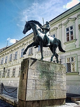 hussar,纪念碑,雕像