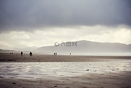 海灘,海景,海洋