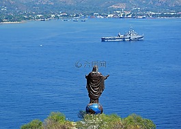 船舶,灣,海港