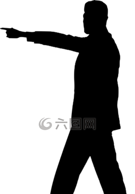 側(cè)影,商人,移動(dòng)