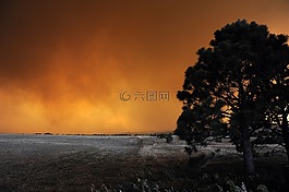 火,景觀,科羅拉多州