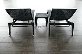 泳池邊的椅子,放寬,生活方式