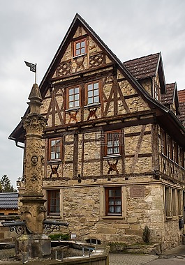 桁架,中世紀(jì),fachwerkhaus