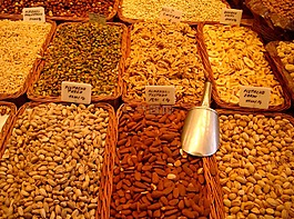 市場,堅果,食品