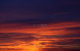 日落,太陽(yáng),天空