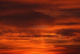 日落,太陽,天空